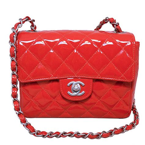 red chanel purse outfit|red patent leather chanel bag.